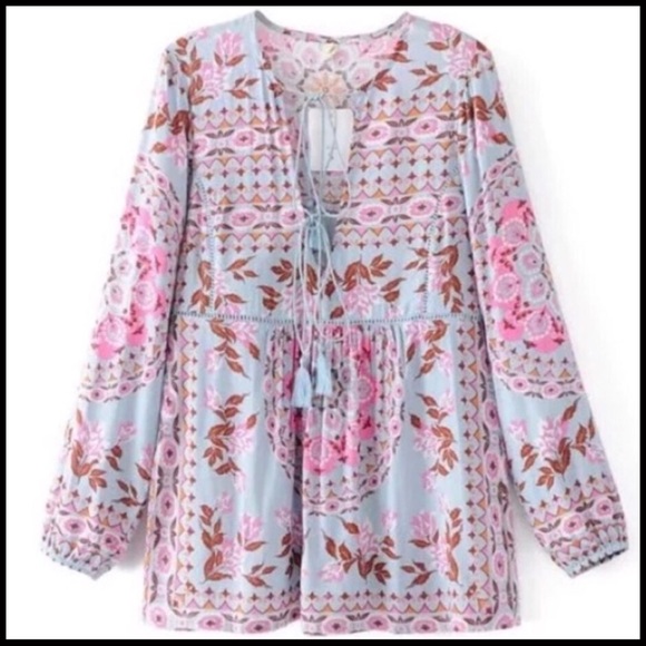 Happy Colors Boho Tunic - Picture 3 of 5